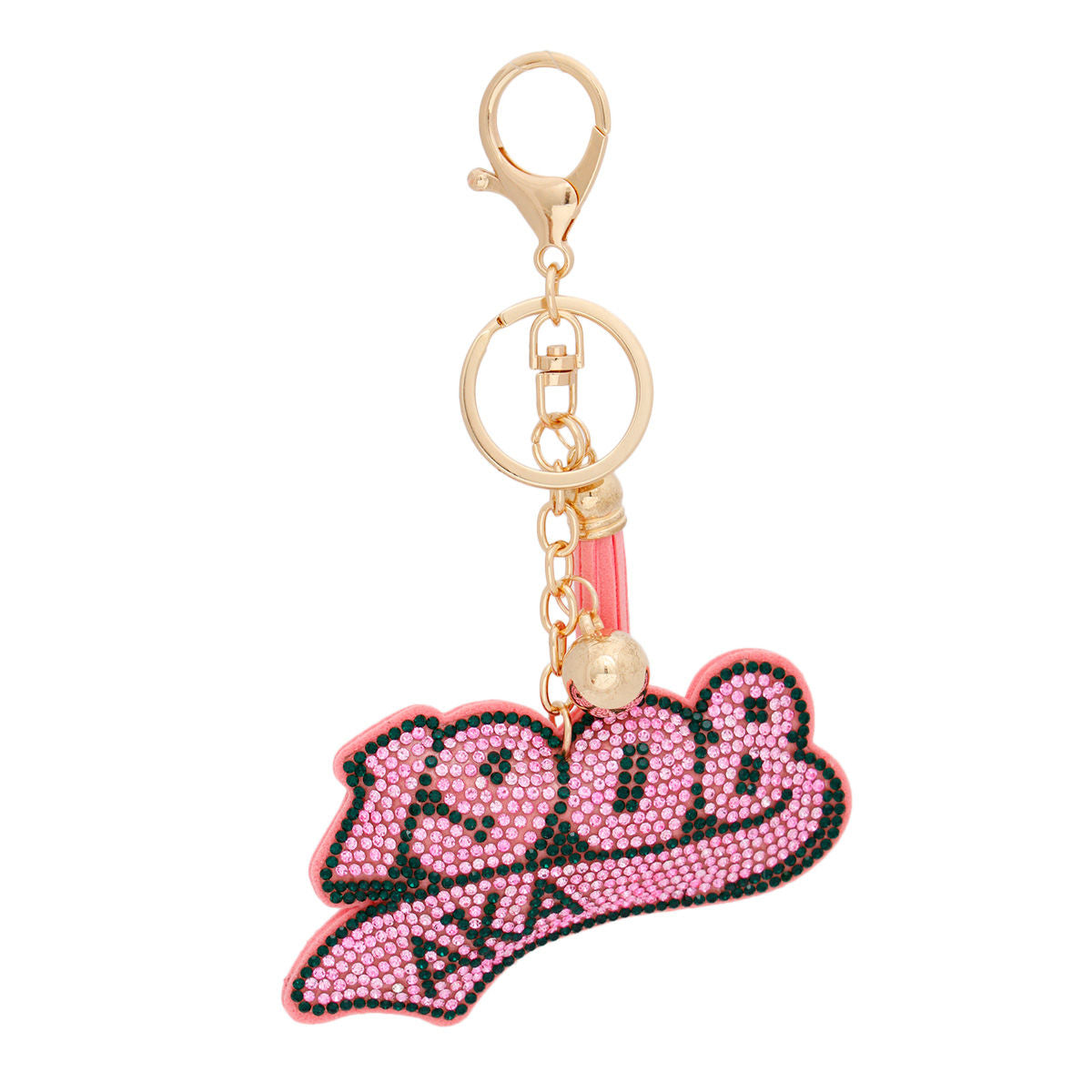 AKA Sorority 1908 Pink Padded Keychain Clip - Premium AKA Sorority Paraphernalia from Pinktown - Just $9! Shop now at chiquestyles