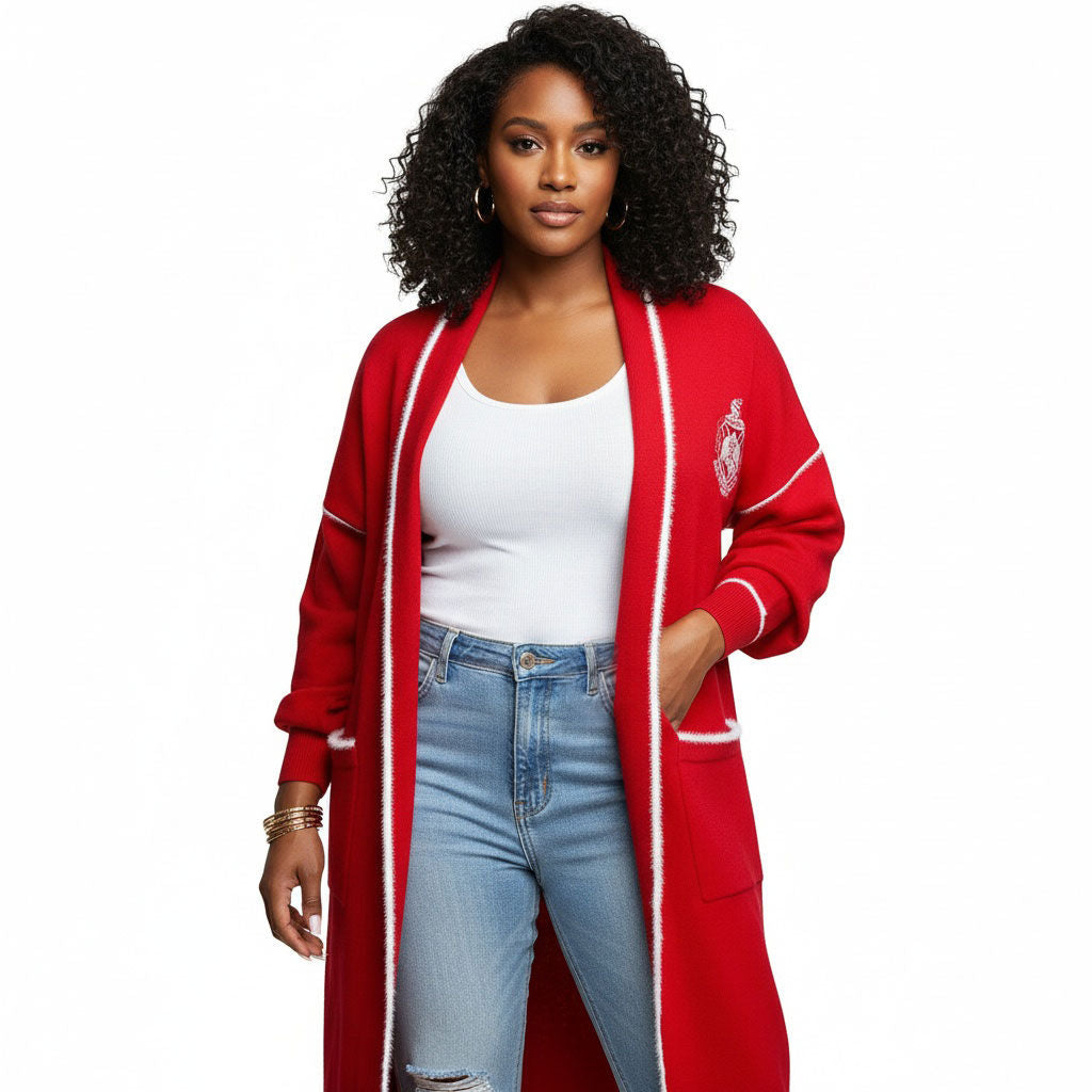 DST Sorority 3XL Long Duster Cardigan Plus Size