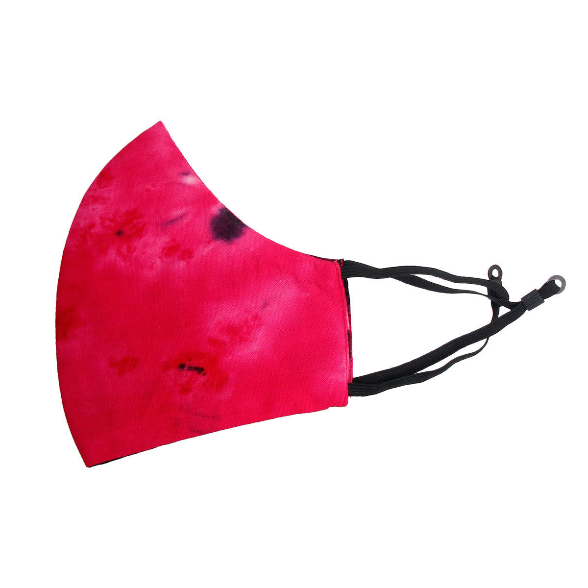 Fuchsia and Black Tie Dye Mask|Stretch to Fit - Premium Wholesale Fashion Accessories from Pinktown - Just $7! Shop now at chiquestyles