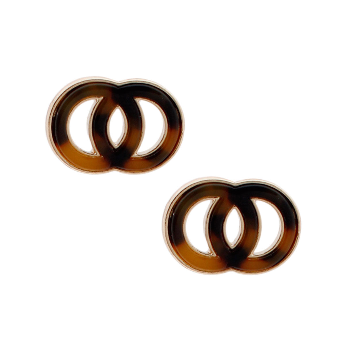Tortoiseshell Infinity Earrings|1 inch - Premium Wholesale Jewelry from Pinktown - Just $7! Shop now at chiquestyles
