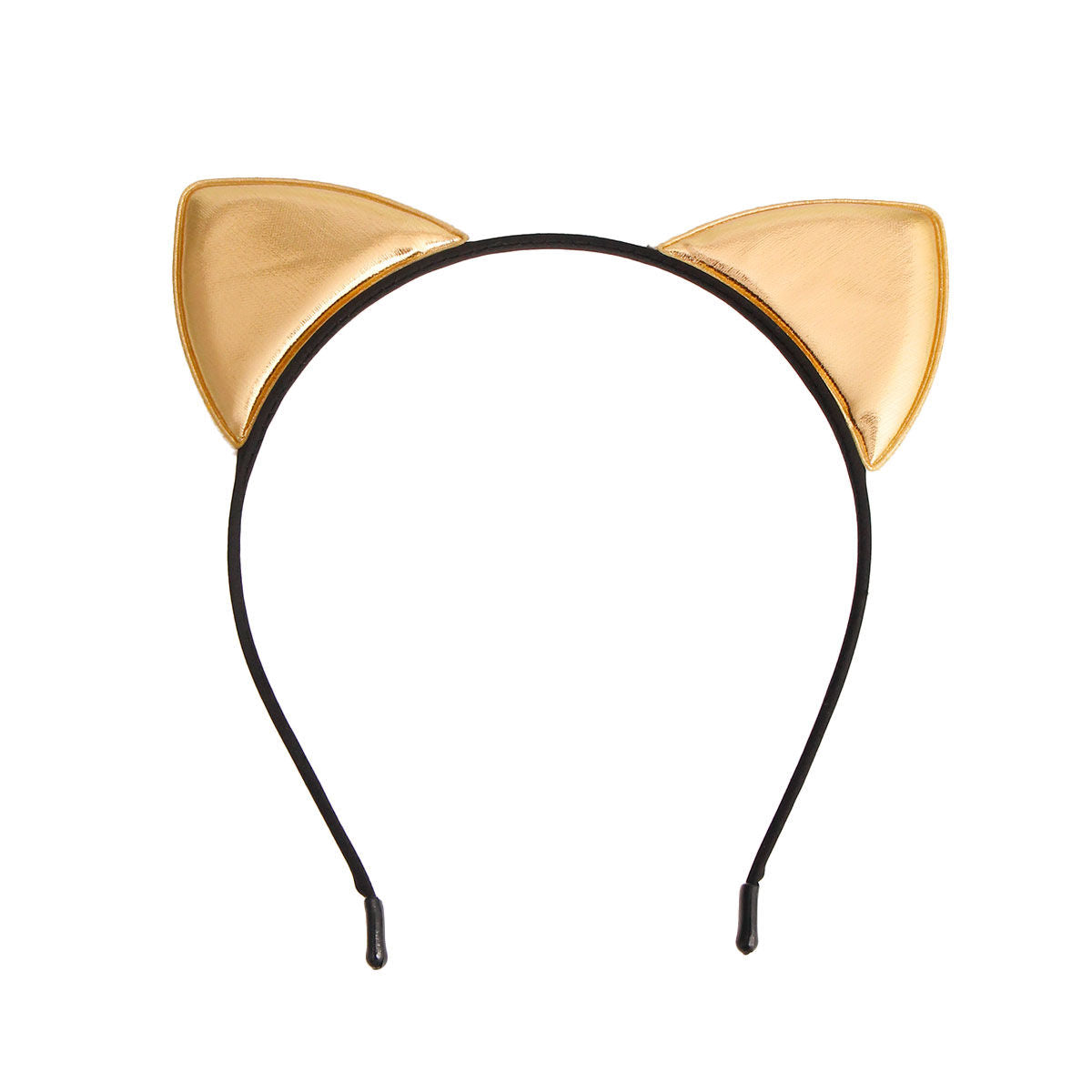 Gold Kitty Ears Headband|Adjustable - Premium Wholesale Fashion Accessories from Pinktown - Just $6! Shop now at chiquestyles