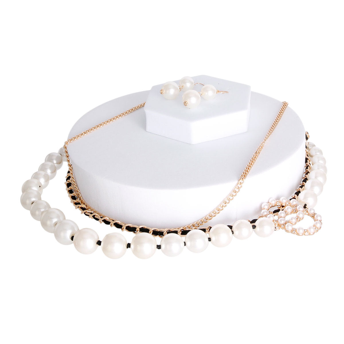 3 Layer Designer Dupe Pearl Necklace|22 inches - Premium Wholesale Jewelry from Pinktown - Just $22! Shop now at chiquestyles
