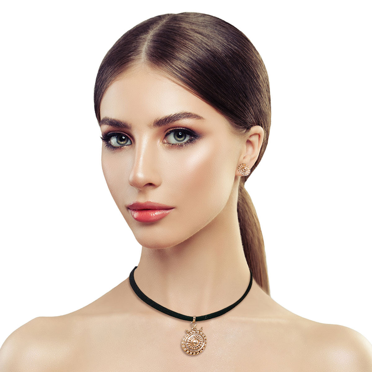 Black Suede Choker Necklace|16 Inches - Premium Wholesale Jewelry from Pinktown - Just $5! Shop now at chiquestyles