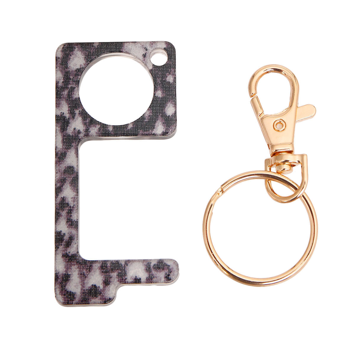 Snake Print Touchless Door Button Tool|5 x 1.45 inches - Premium Wholesale Fashion Accessories from Pinktown - Just $7! Shop now at chiquestyles
