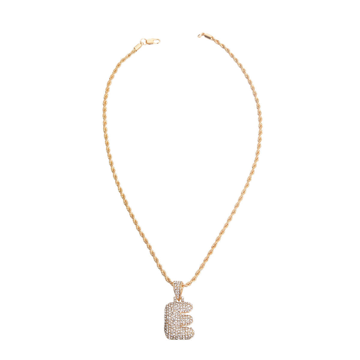 E Initial Necklace|20 inches - Premium Wholesale Jewelry from Pinktown - Just $13! Shop now at chiquestyles