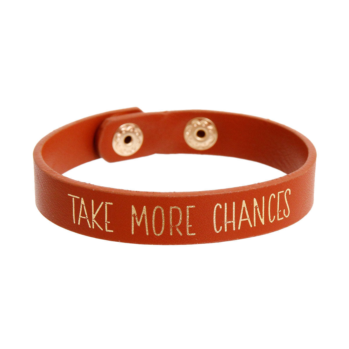 TAKE MORE CHANCES Brown Bracelet|8 inches - Premium Wholesale Jewelry from Pinktown - Just $8! Shop now at chiquestyles
