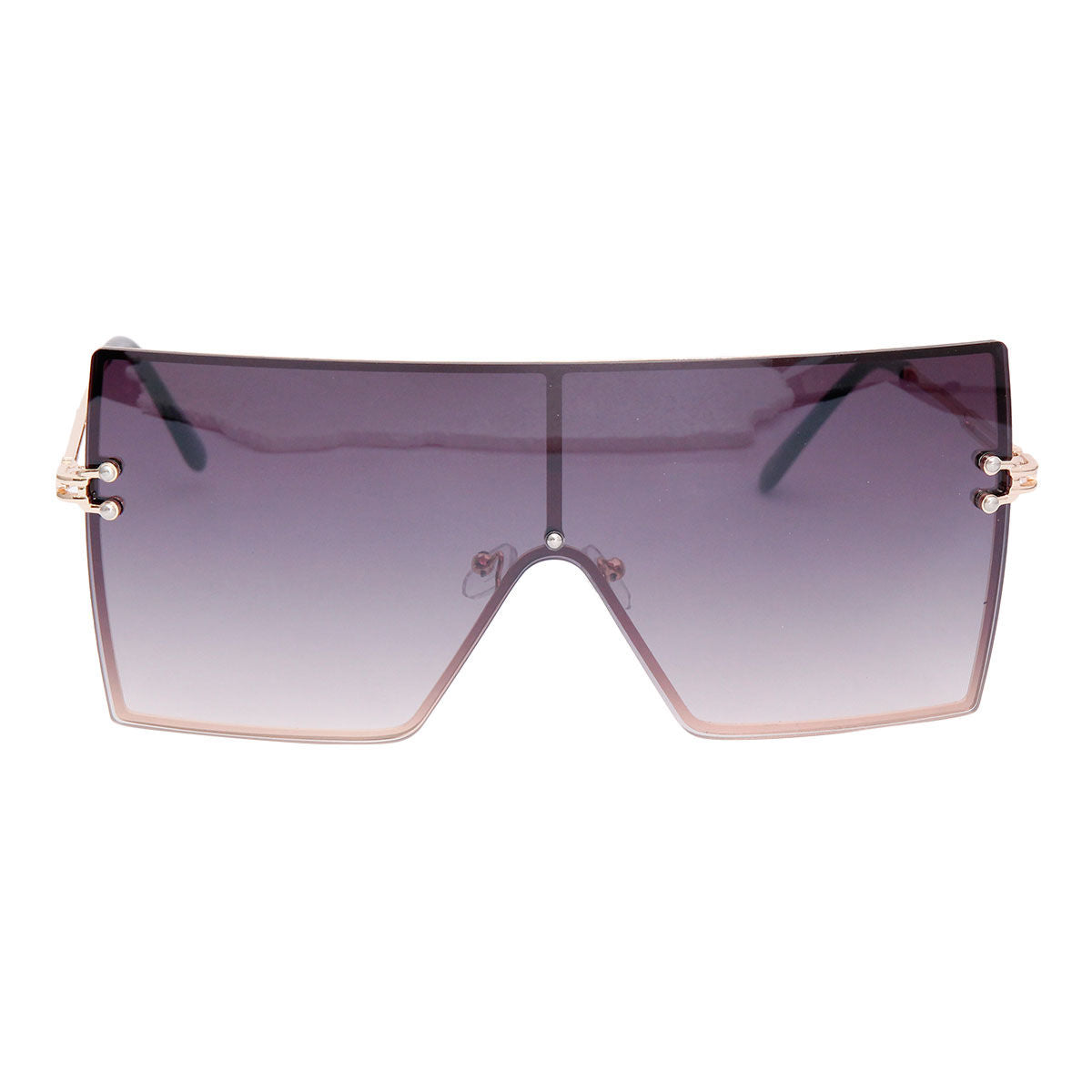 Black Gradient Square Visors|One Size - Premium Wholesale Fashion Accessories from Pinktown - Just $13! Shop now at chiquestyles