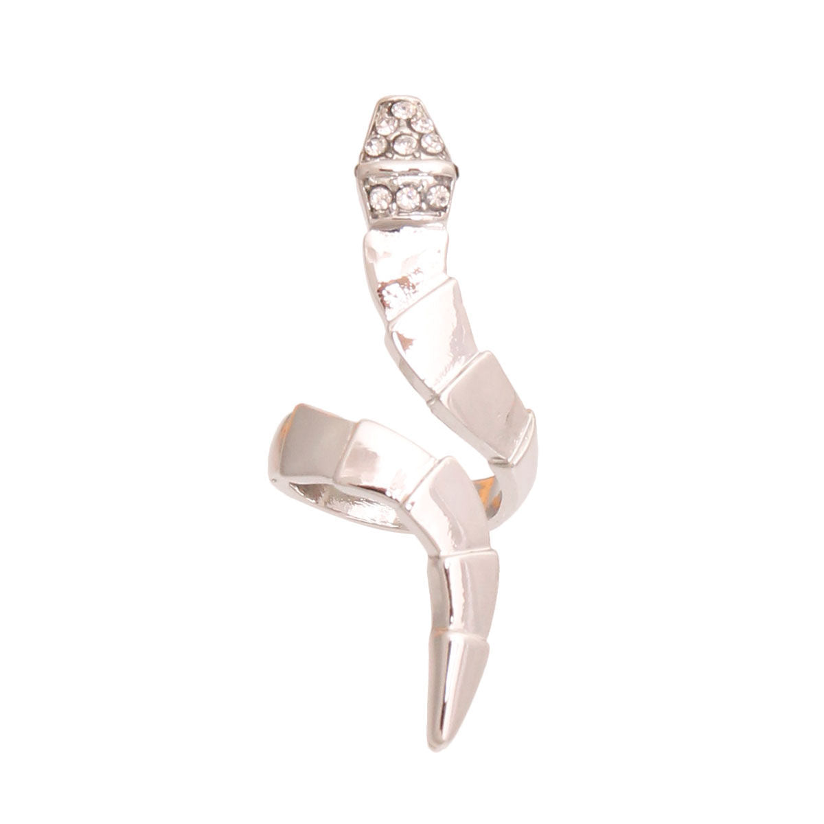 Silver Graduated Wrap Snake Ring|Adjustable - Premium Wholesale Jewelry from Pinktown - Just $9! Shop now at chiquestyles