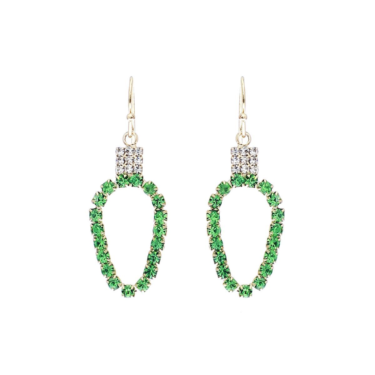 Light Green Xmas Light Earrings|1.5 inches - Premium Wholesale Jewelry from Pinktown - Just $5! Shop now at chiquestyles