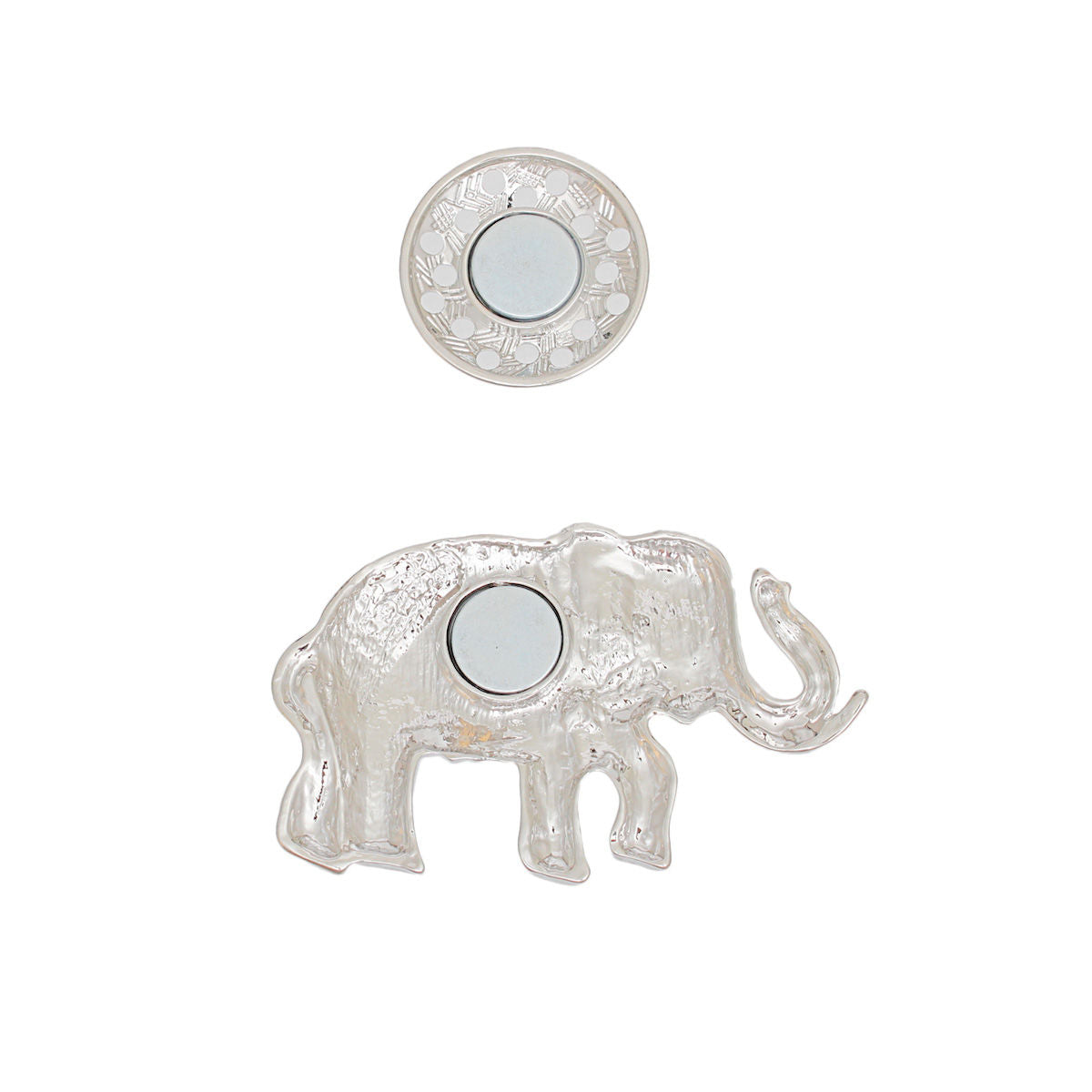 Brooch Multicolor Tribal Elephant Magnetic Pin - Premium Wholesale Jewelry from Pinktown - Just $14! Shop now at chiquestyles