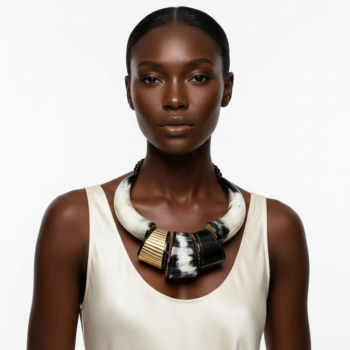 Handcrafted Real Water Buffalo Horn Necklace
