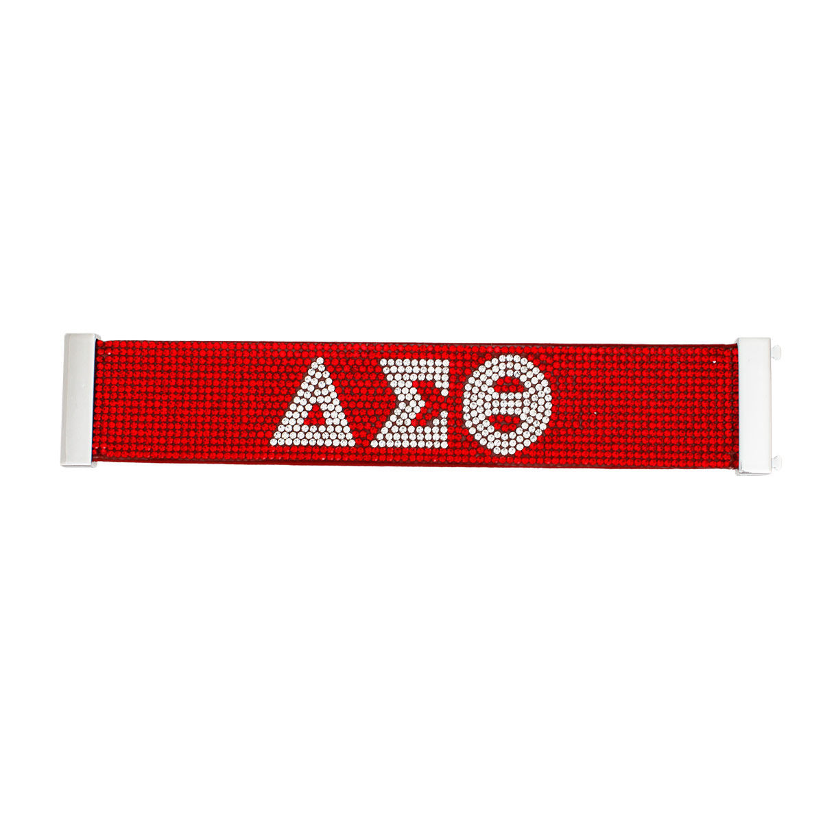 DST Sorority Red Rhinestone Magnetic Bracelet - Premium Authorized DST Vendor from Pinktown - Just $15! Shop now at chiquestyles