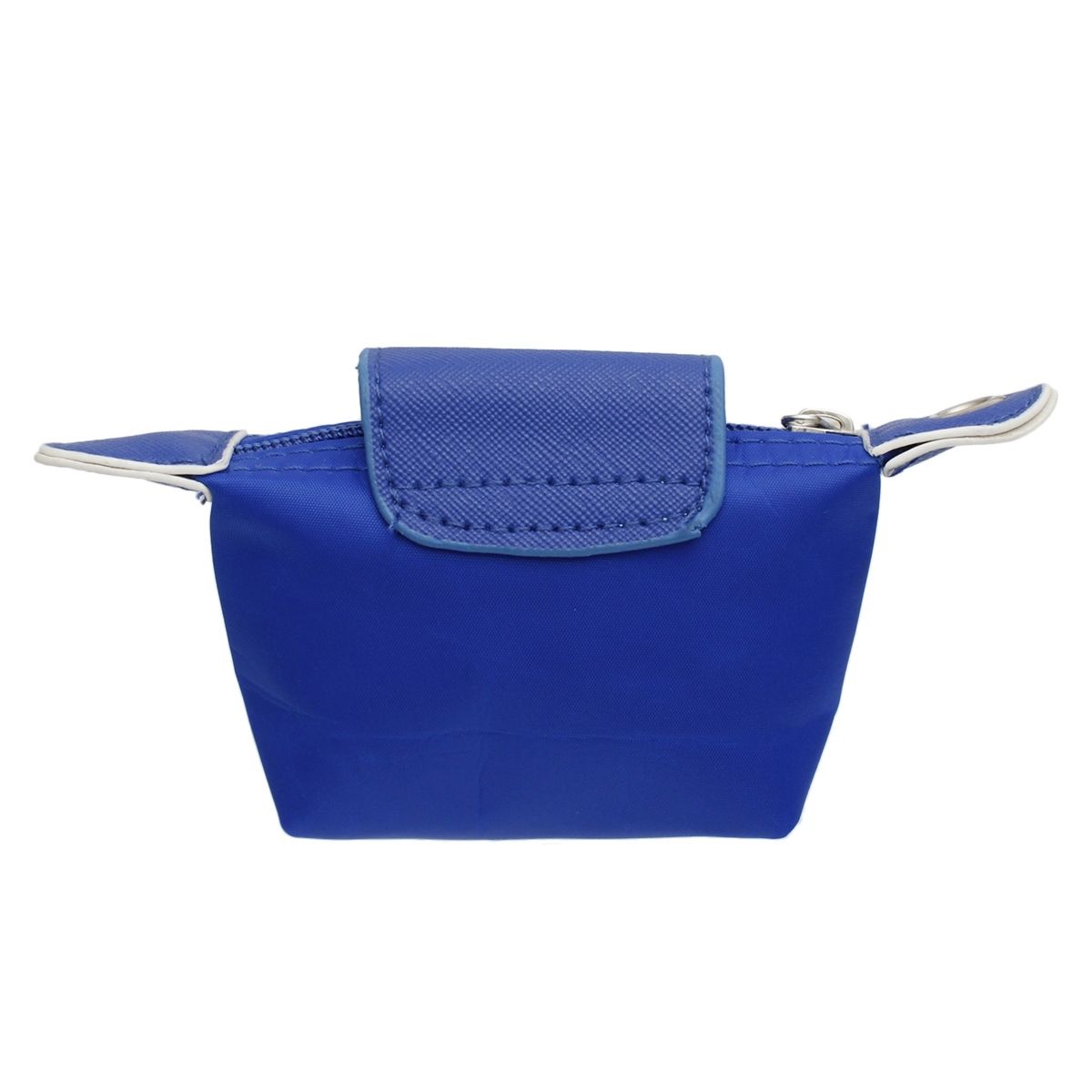 ZPB Sorority Blue Nylon Wristlet Strap Mini Pouch