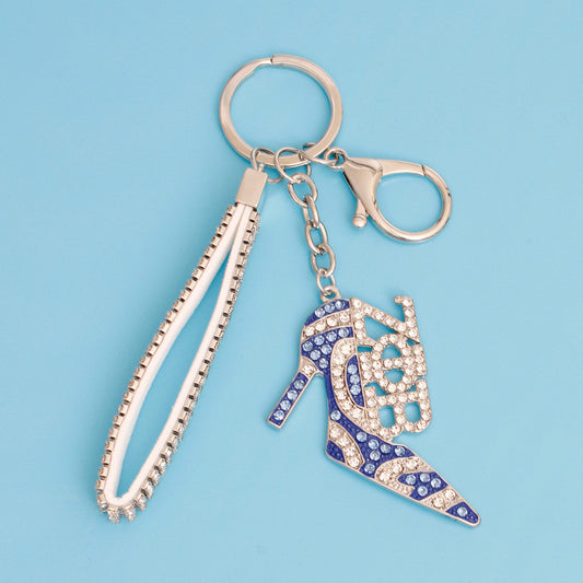 Keychain Zeta ZPB Sorority Blue Heel for Women - Premium Wholesale Fashion Accessories from Pinktown - Just $16! Shop now at chiquestyles