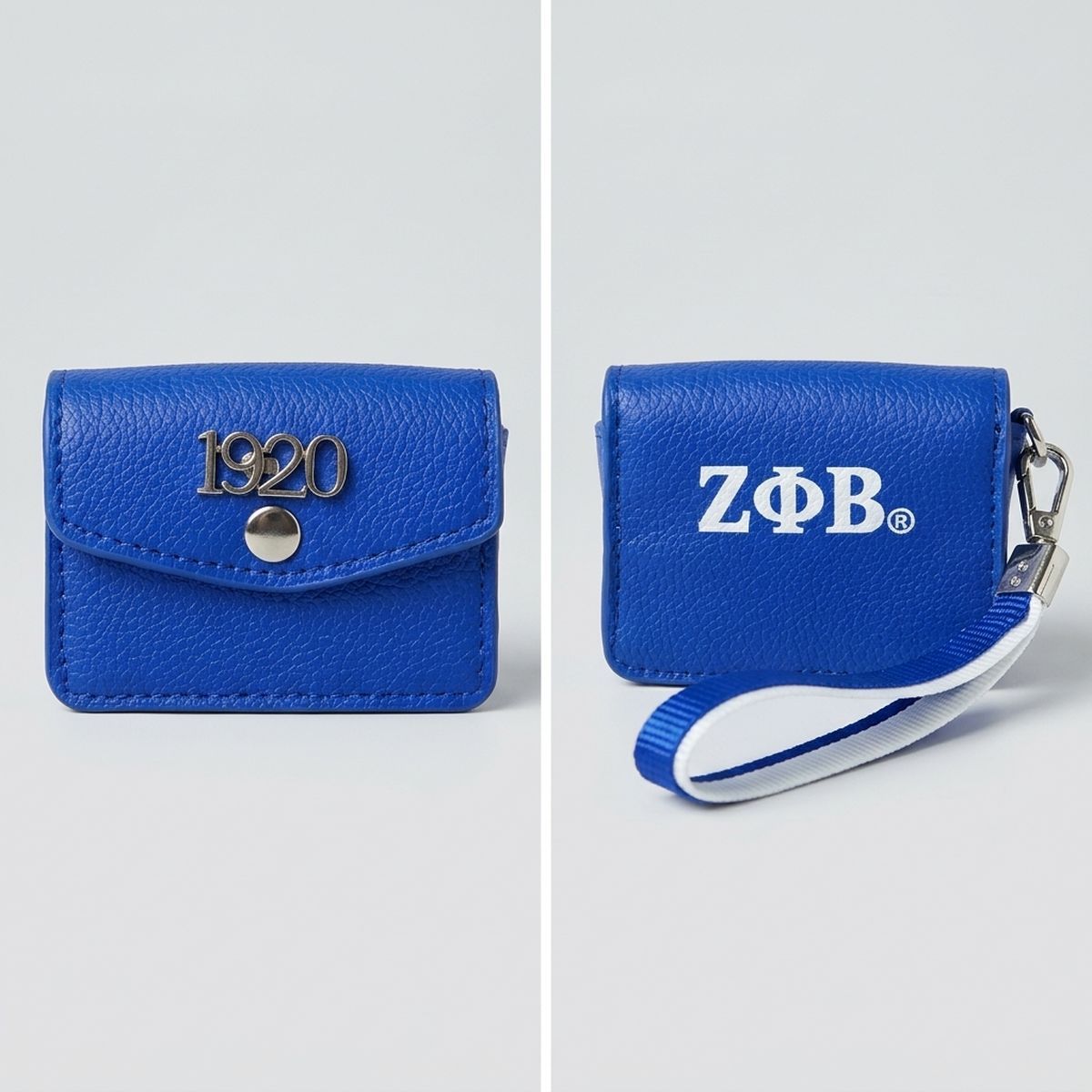 ZPB Blue 1920 Earbud Mini Snap Case with Clip