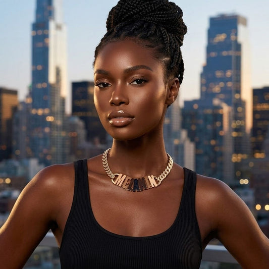 MELANIN Gold Chain Choker