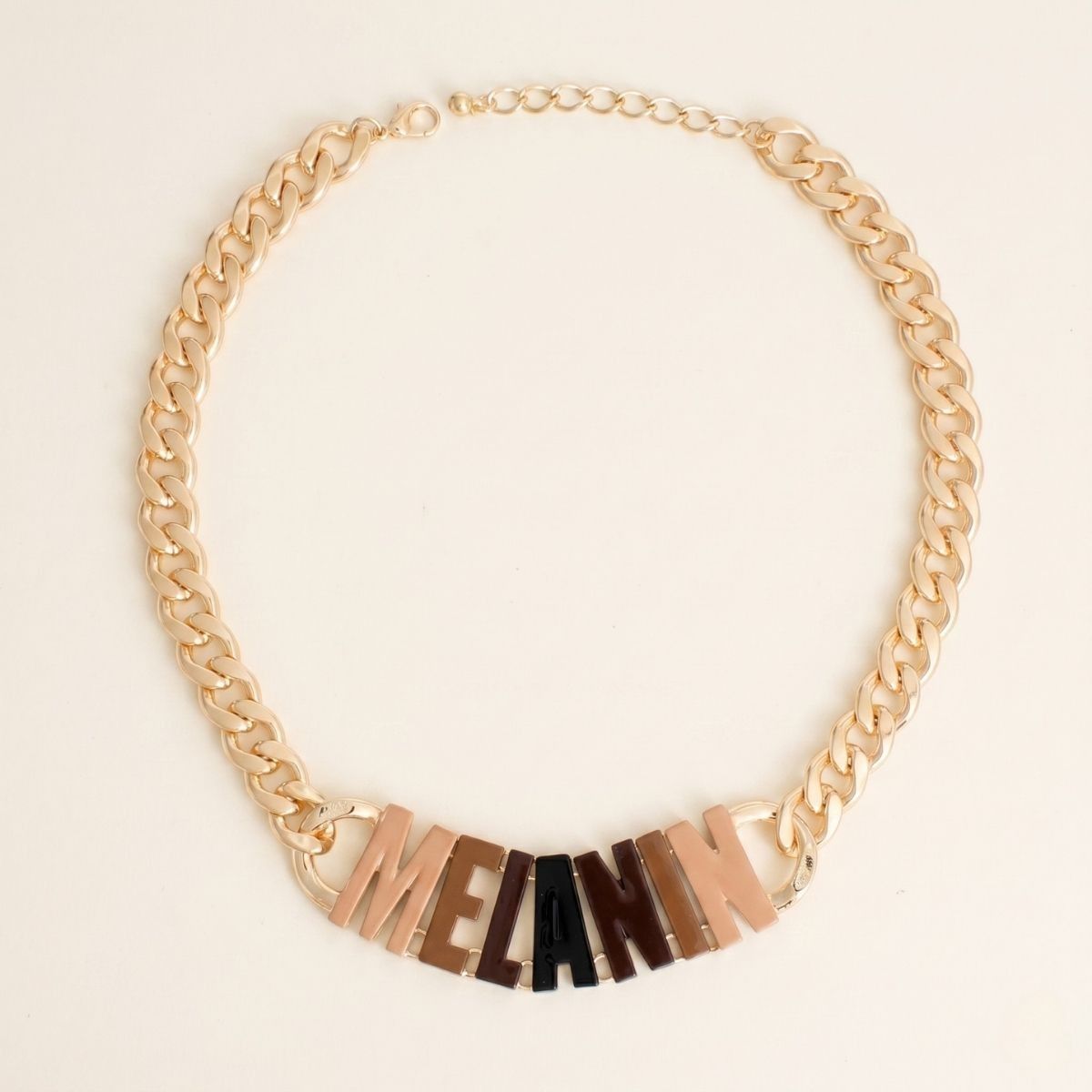 MELANIN Gold Chain Choker