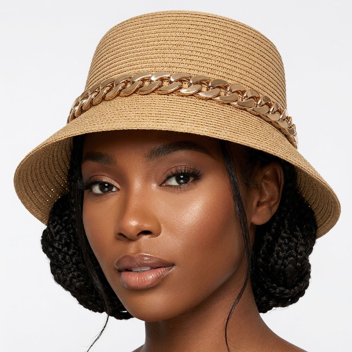 Gold Chain Camel Bucket Hat
