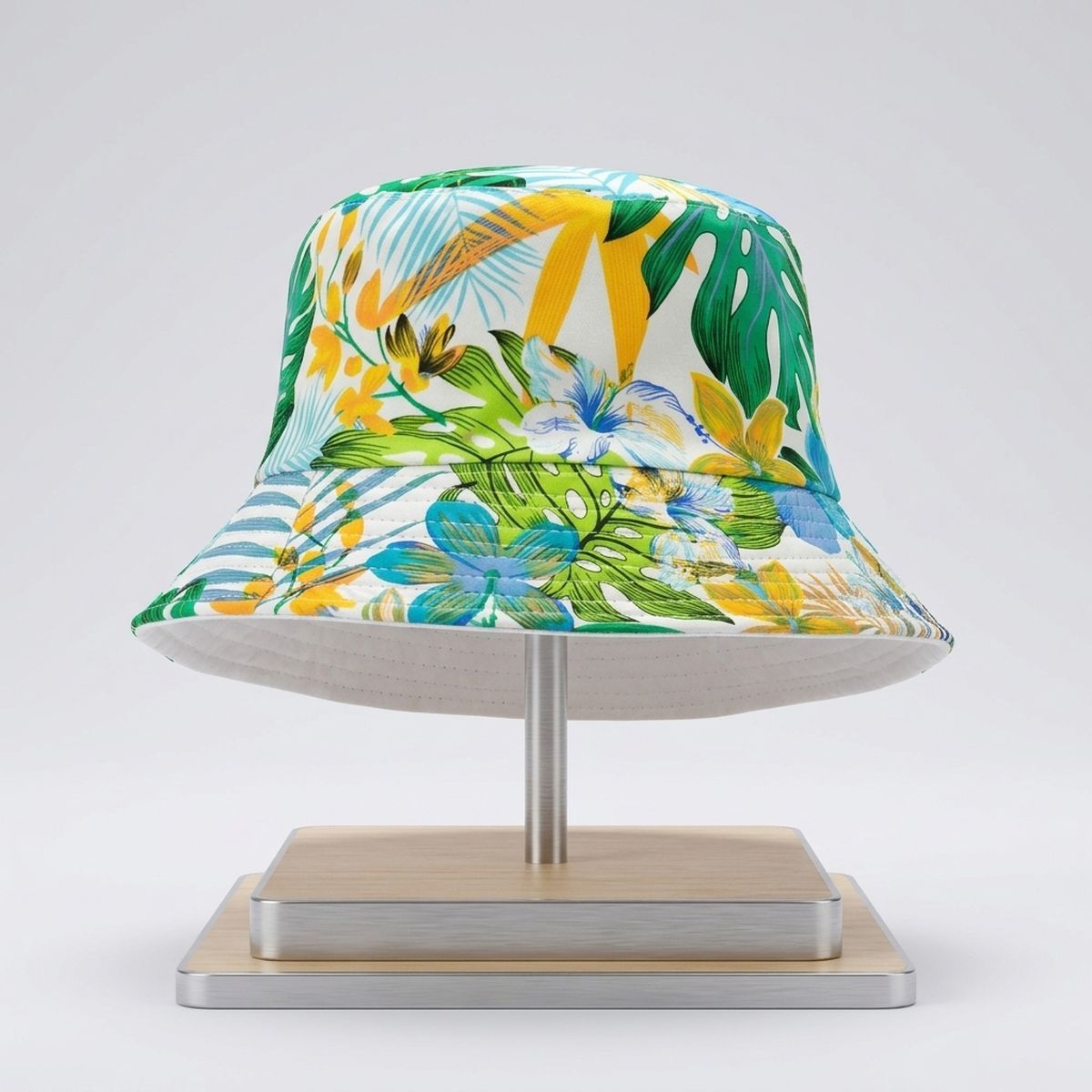 Green Tropical Reversible Hat