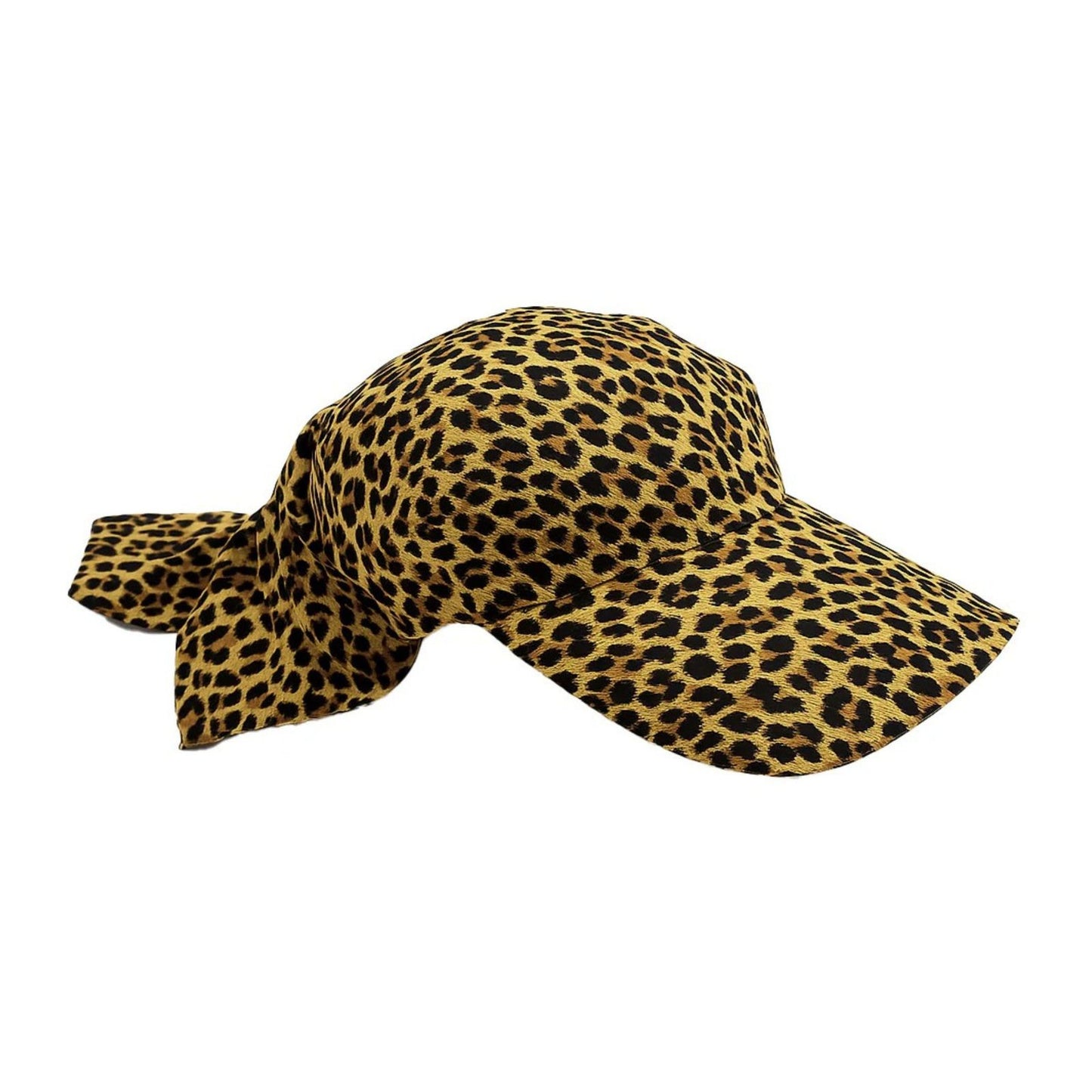 Scarf Baseball Cap Leopard Print Hat for Women