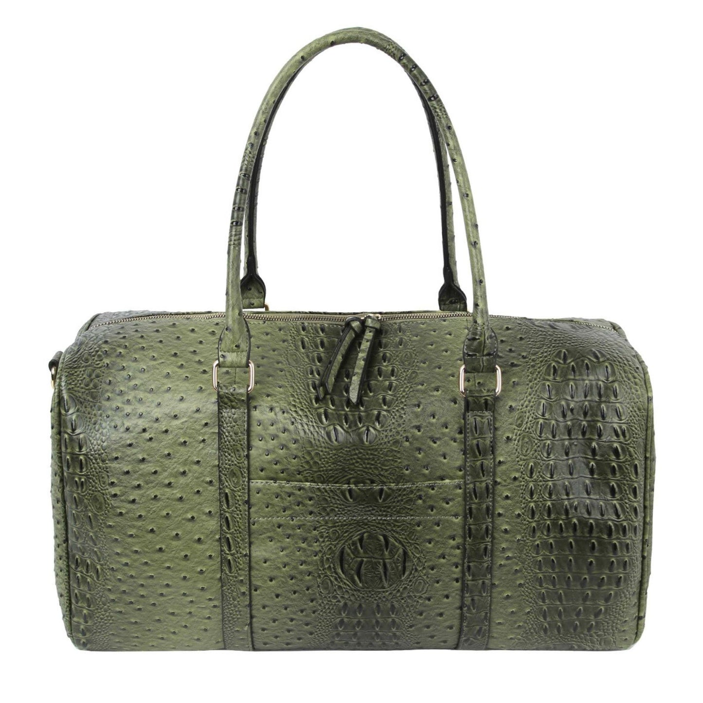 Duffel XL Olive Ostrich Overnight Weekender Bag