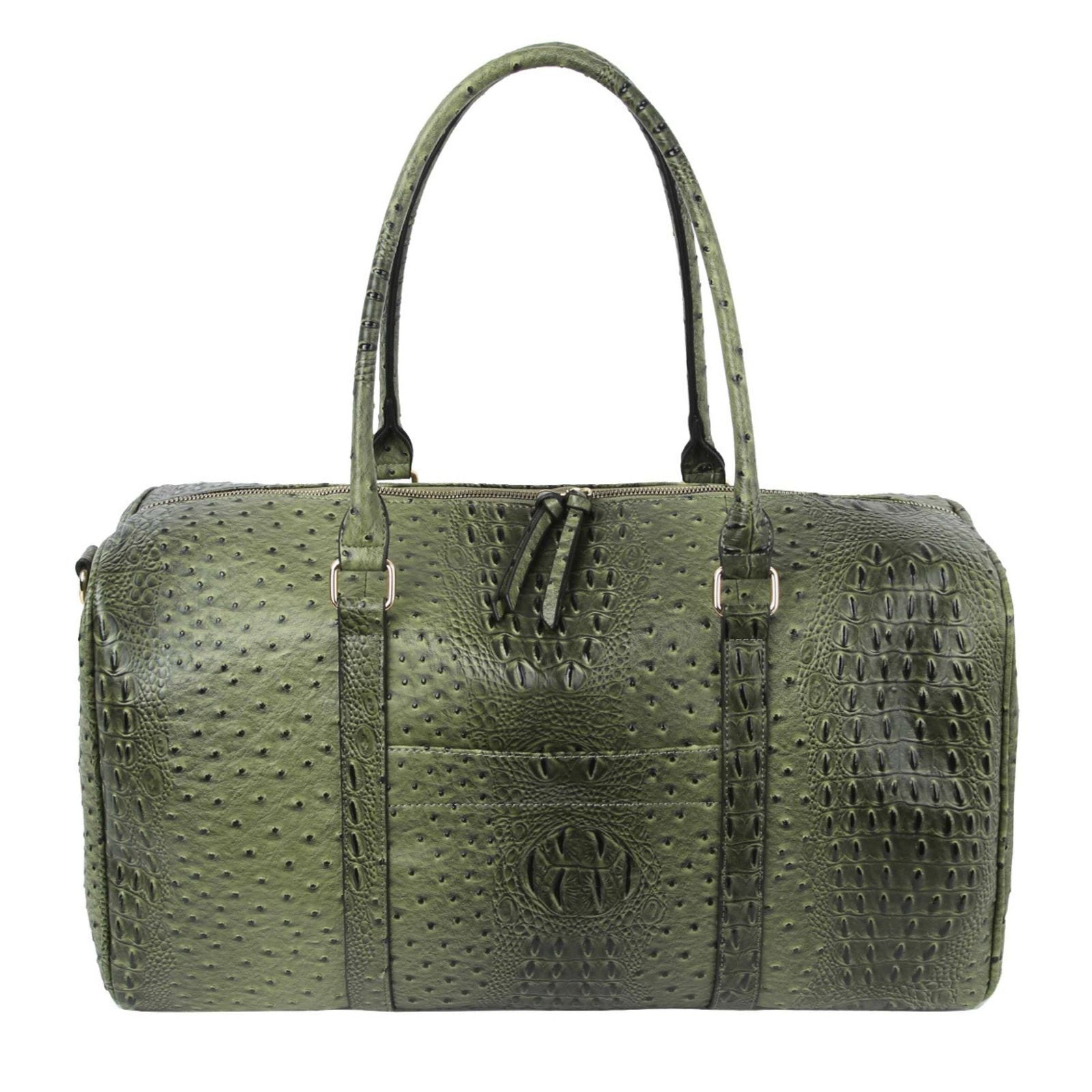 Duffel XL Olive Ostrich Overnight Weekender Bag