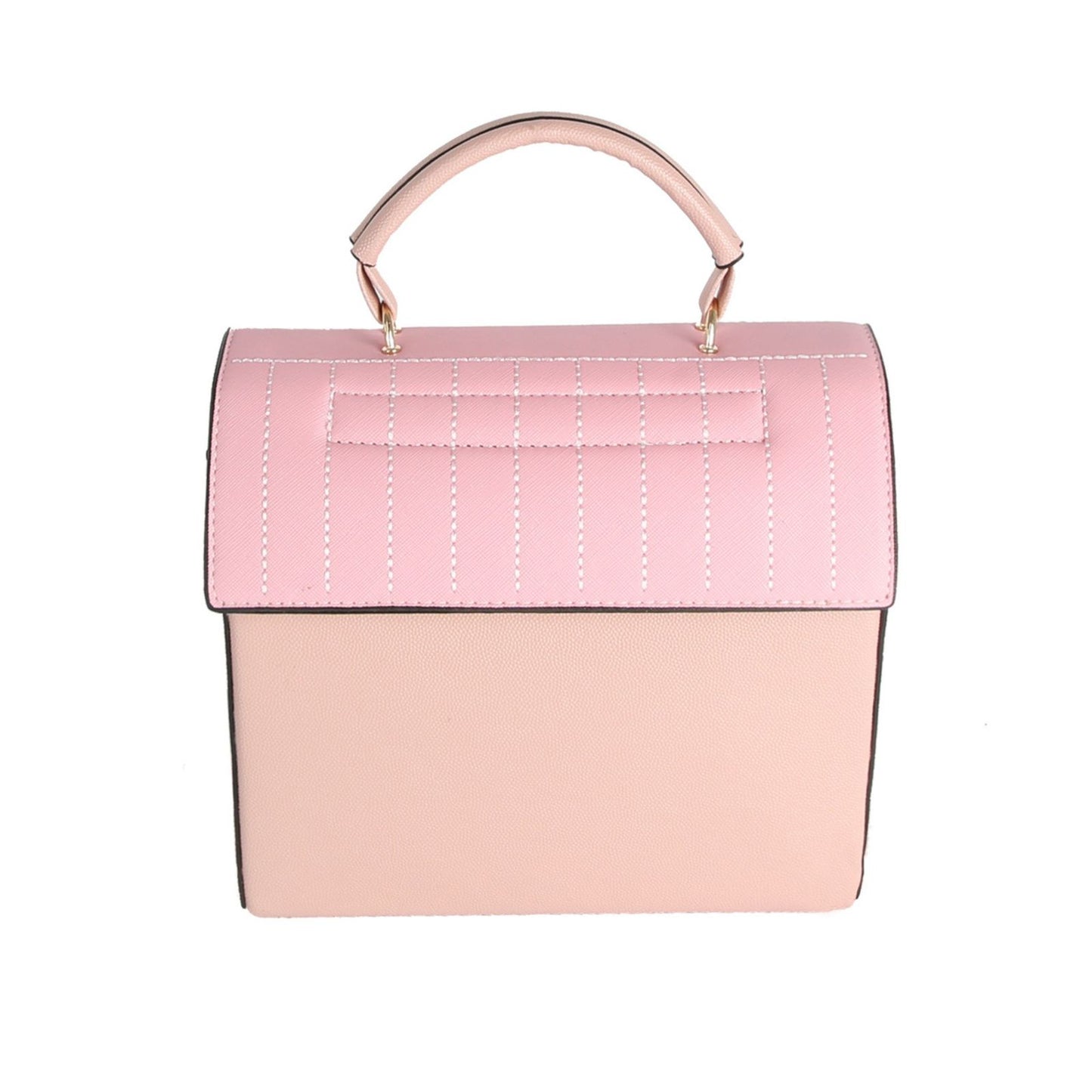 Top Handle Pink Cottage Dollhouse Handbag