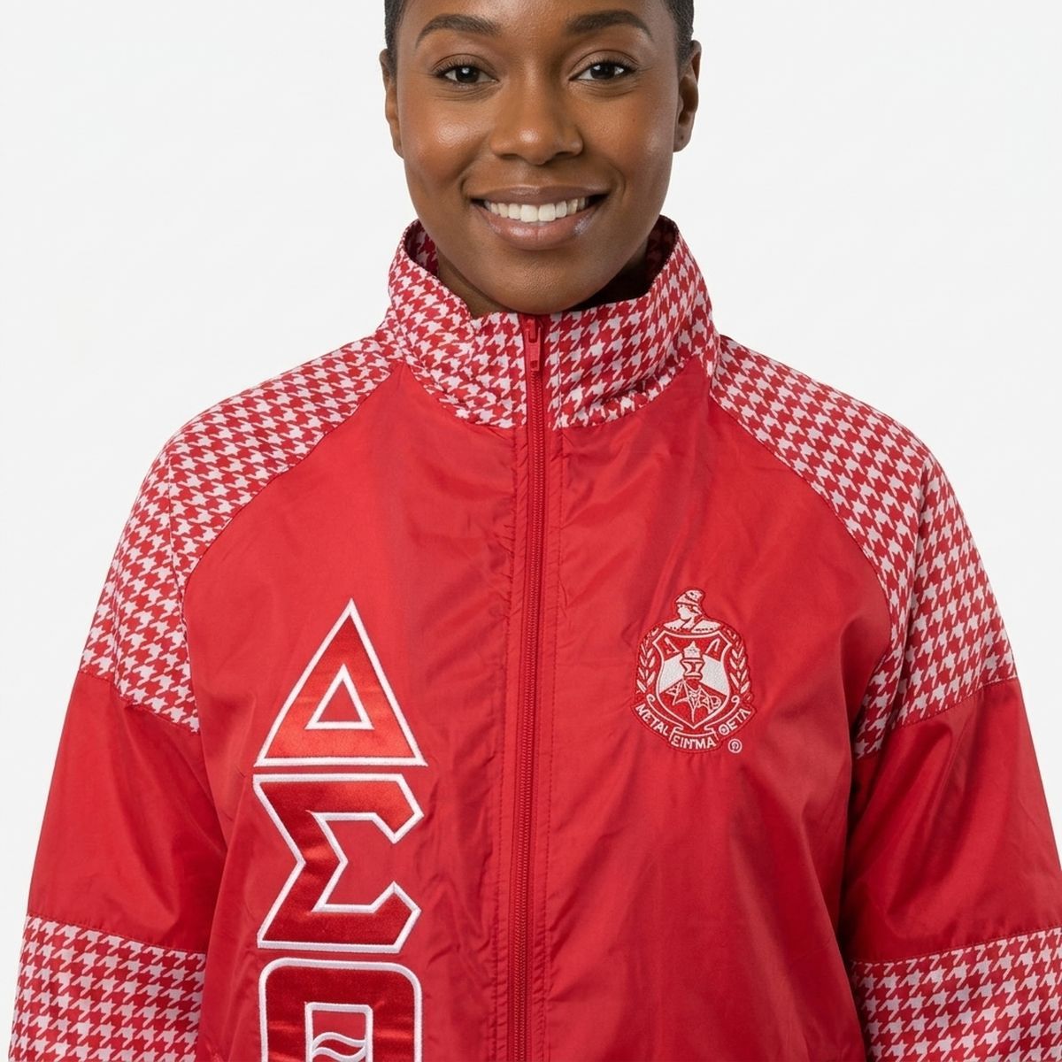 DST Greek Apparel 4XL Red Windbreaker Jacket