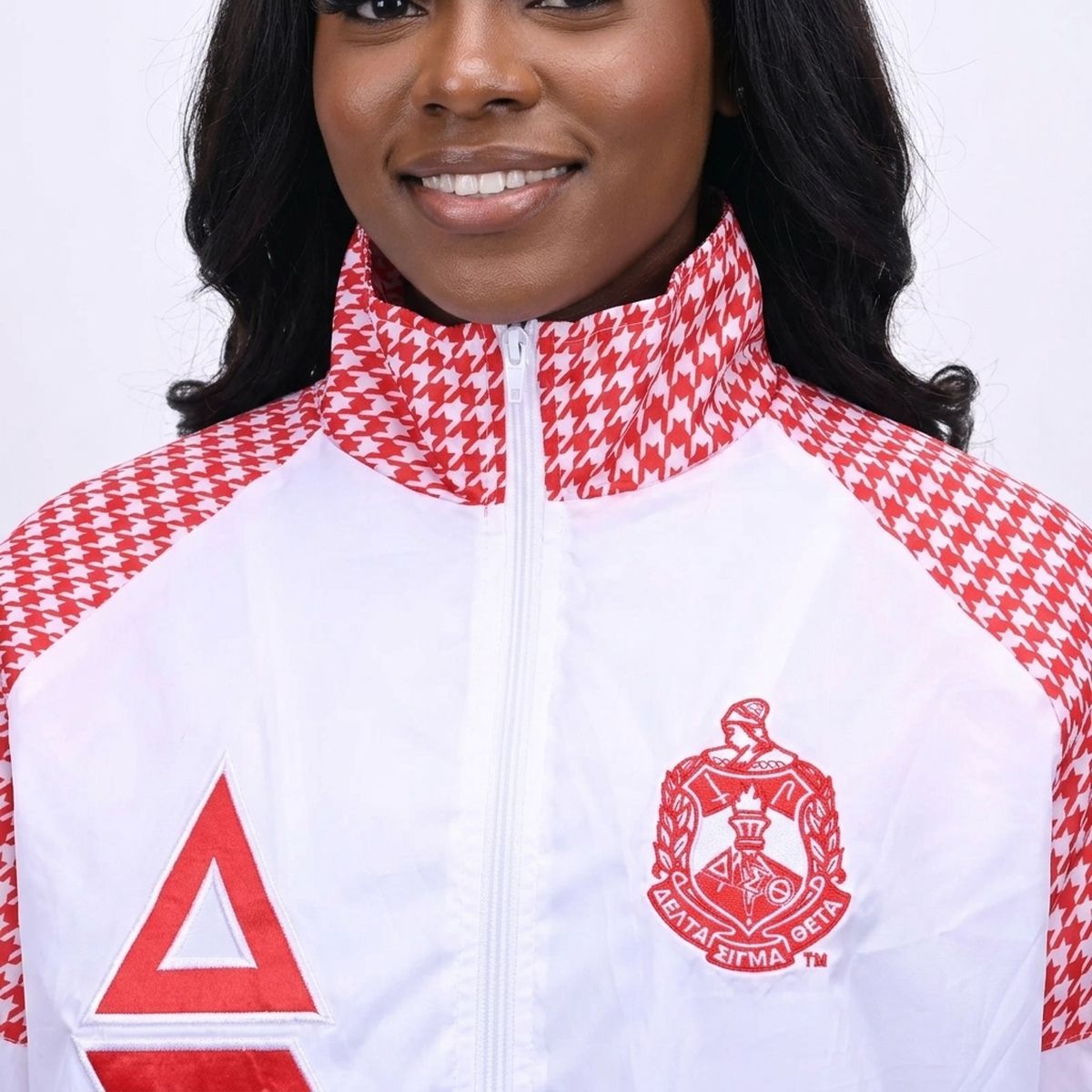 DST Greek Apparel 3XL White Windbreaker Jacket