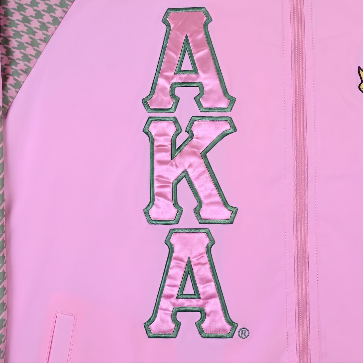 AKA Greek Apparel 5XL Pink Windbreaker Jacket
