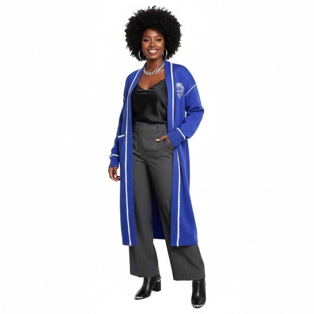 ZPB Sorority Large Long Duster Cardigan for Women
