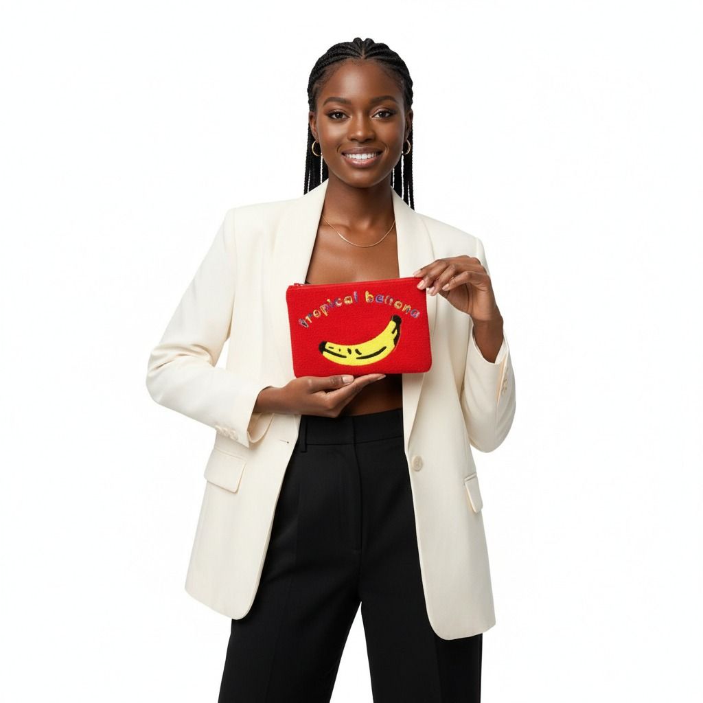 Red Banana Clutch