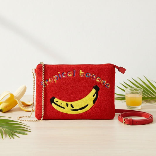 Red Banana Clutch