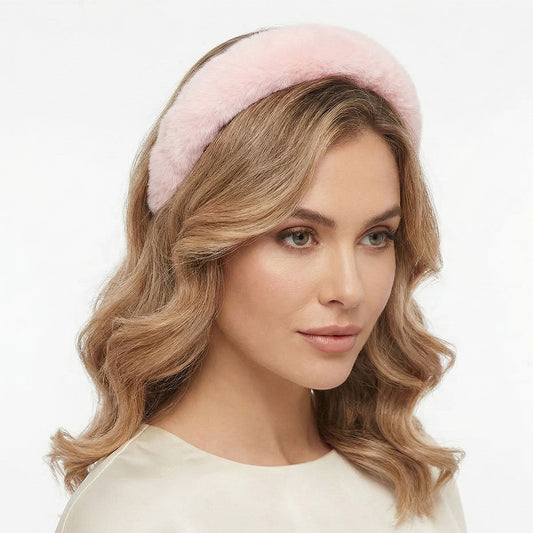 Bubblegum Pink Fur Band