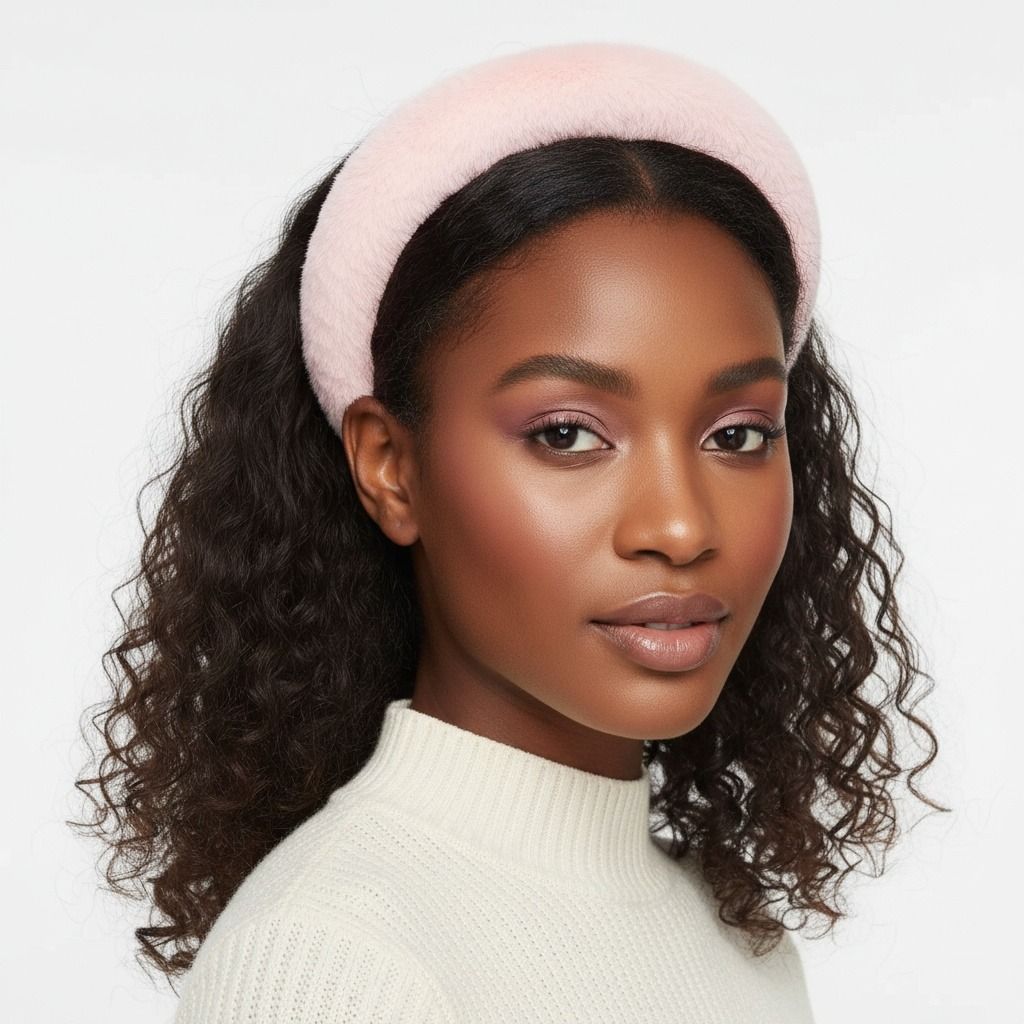 Bubblegum Pink Fur Band