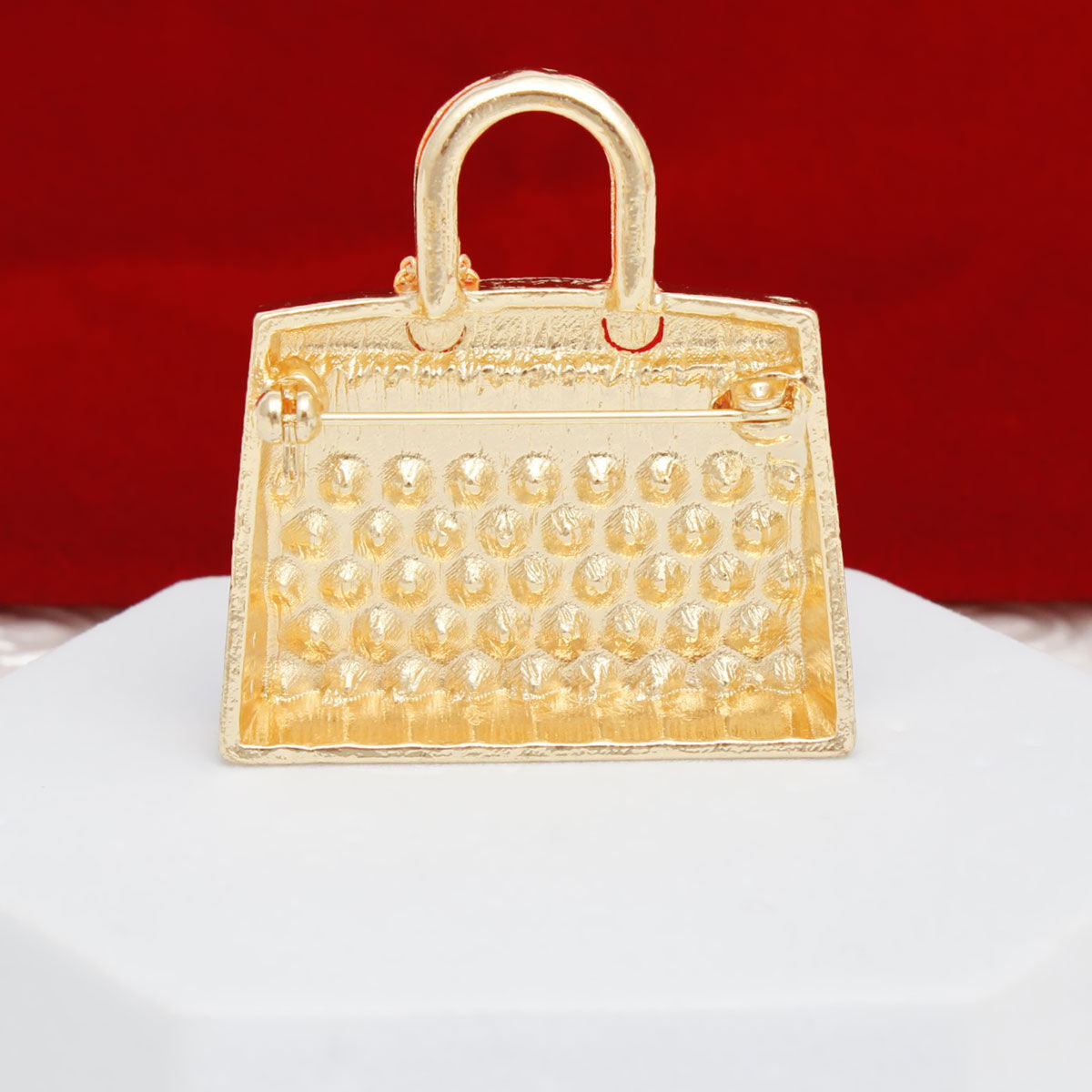 Brooch Topaz Mini Iconic Handbag Parisian Pin