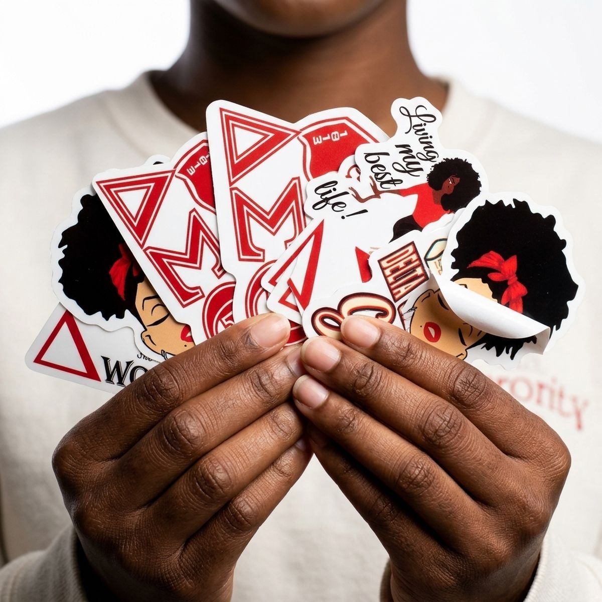 Delta Sigma Theta 60 Piece Sticker Set