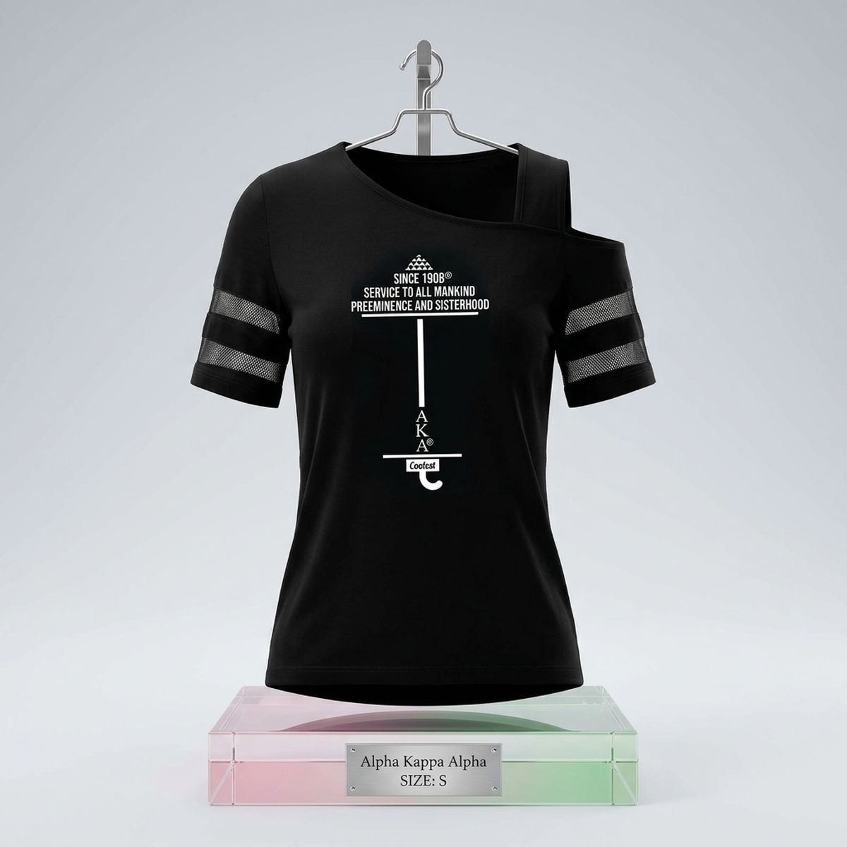 XLarge AKA Black Cold Shoulder Cutout Athletic Top