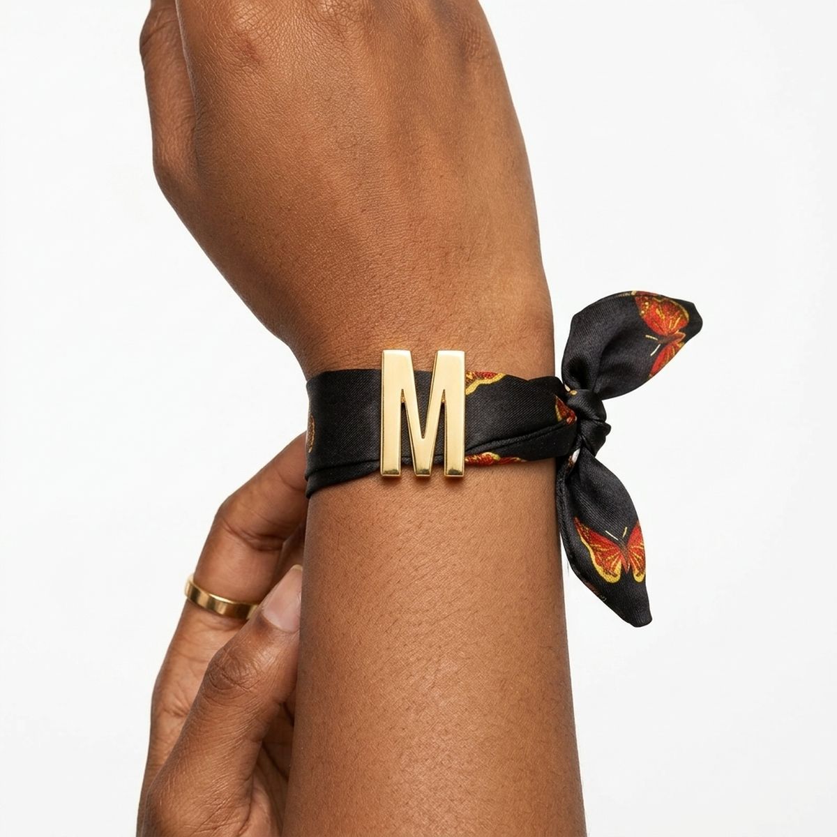 Letter M Gold Slide Letter Charm Sold Individually
