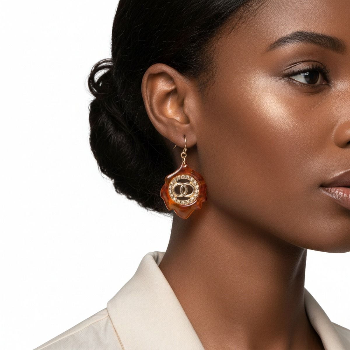Logo Luminance: Tortoiseshell Earrings