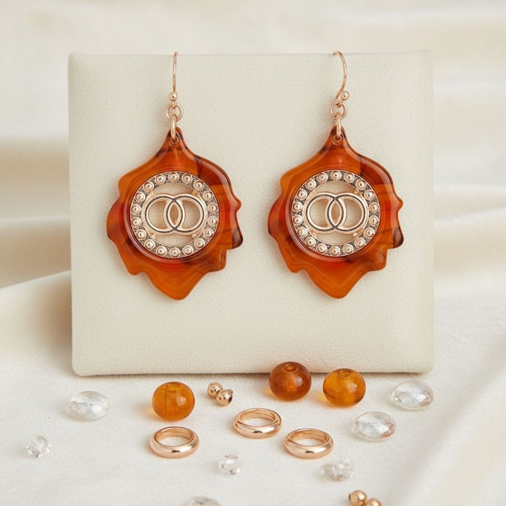 Logo Luminance: Tortoiseshell Earrings