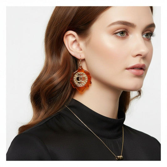 Logo Luminance: Tortoiseshell Earrings