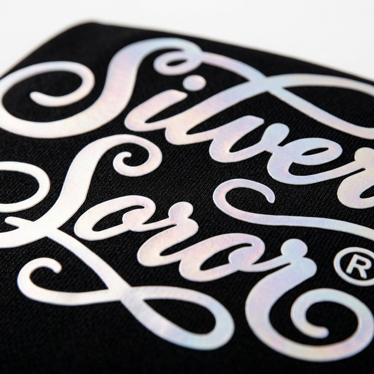 AKA Large Silver Soror Black Athletic Tee