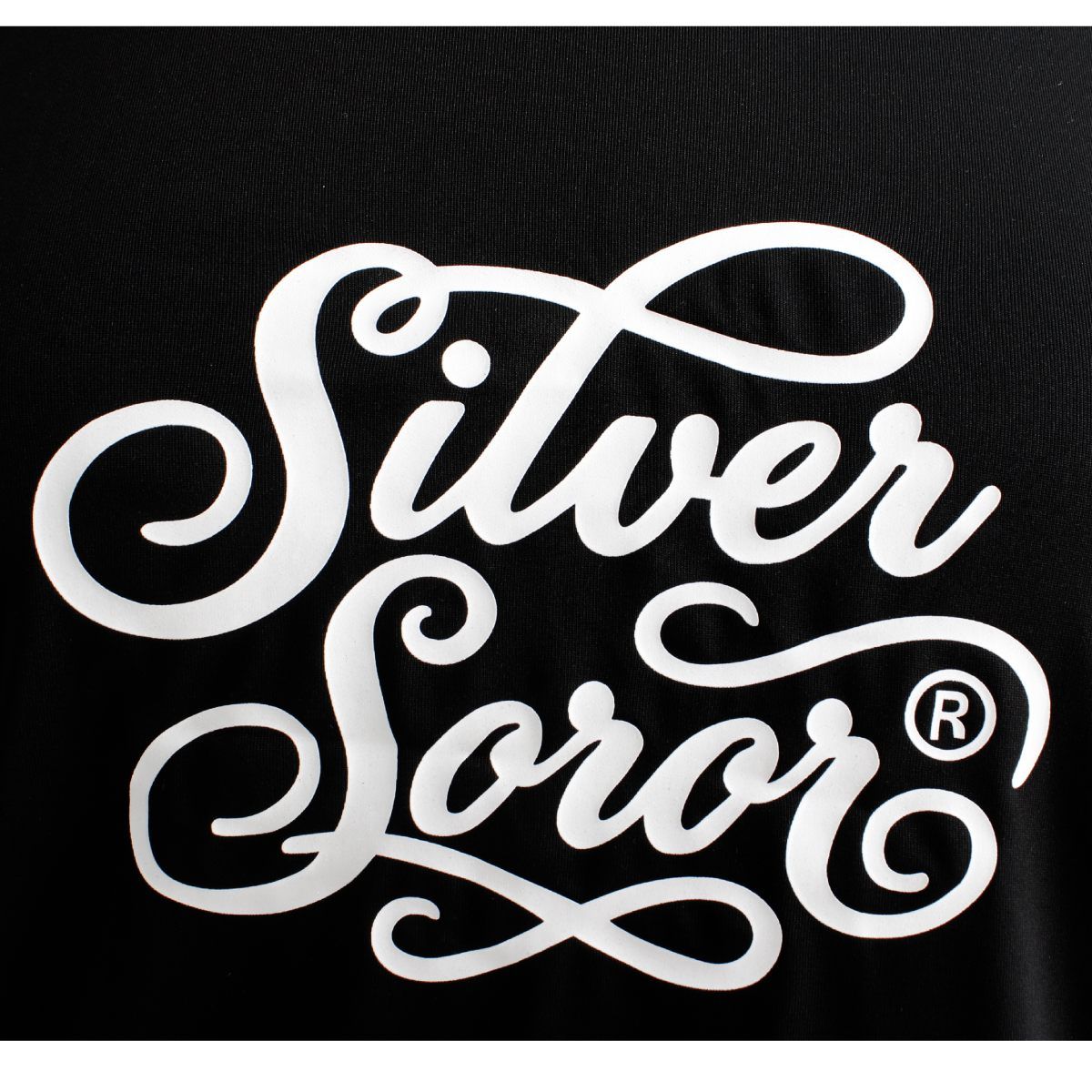 AKA 2XL Silver Soror Black Athletic Tee
