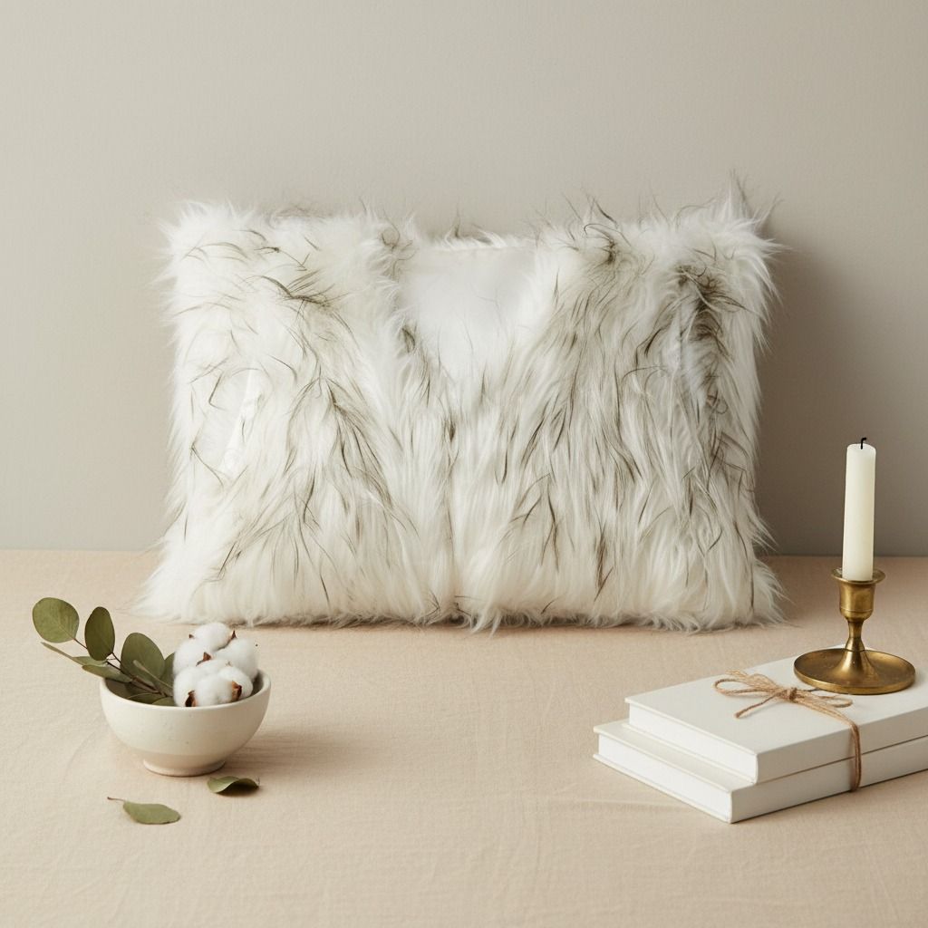 White Faux Fur Fashion Vest