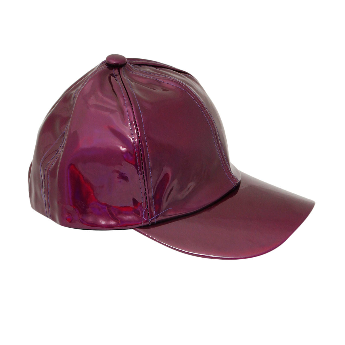 Shiny Purple Iridescent Cap|Adjustable - Premium Wholesale Fashion Accessories from Pinktown - Just $12! Shop now at chiquestyles