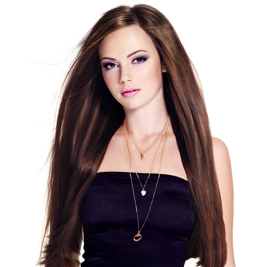 Layered Heart Pendant Necklace Set|17 inches - Premium Wholesale Jewelry from Pinktown - Just $11! Shop now at chiquestyles