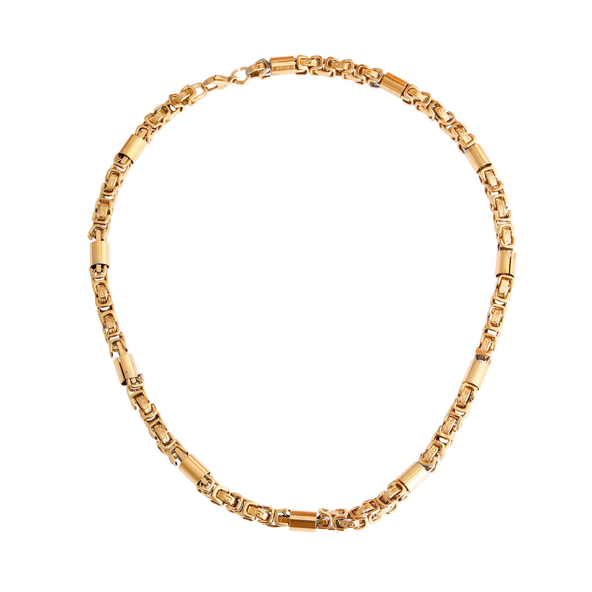 Gold Stainless Steel Rounded Link Chain|20 inches - Premium Wholesale Jewelry from Pinktown - Just $16! Shop now at chiquestyles