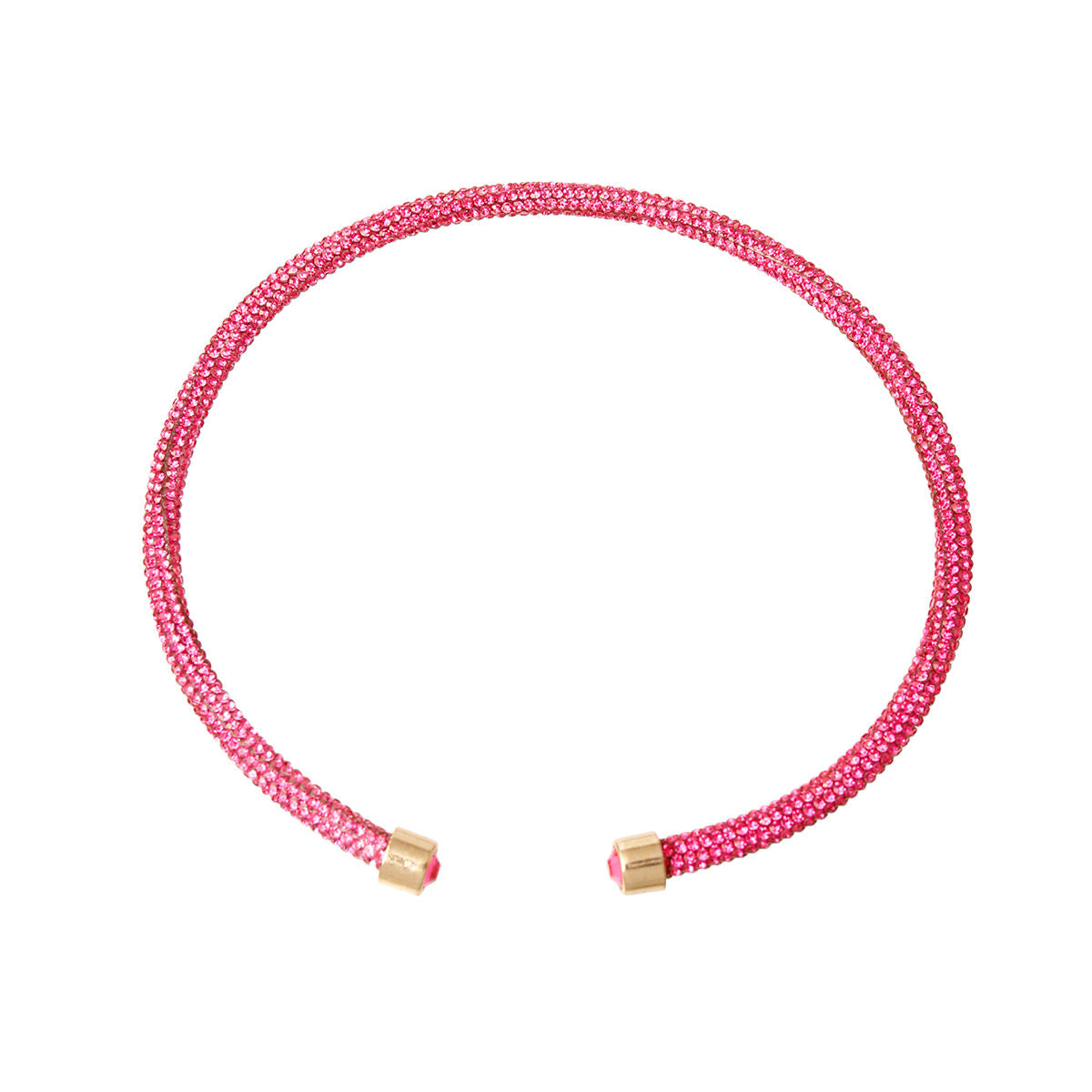 Pink Rhinestone Wrap Choker|16 inches - Premium Wholesale Jewelry from Pinktown - Just $10! Shop now at chiquestyles