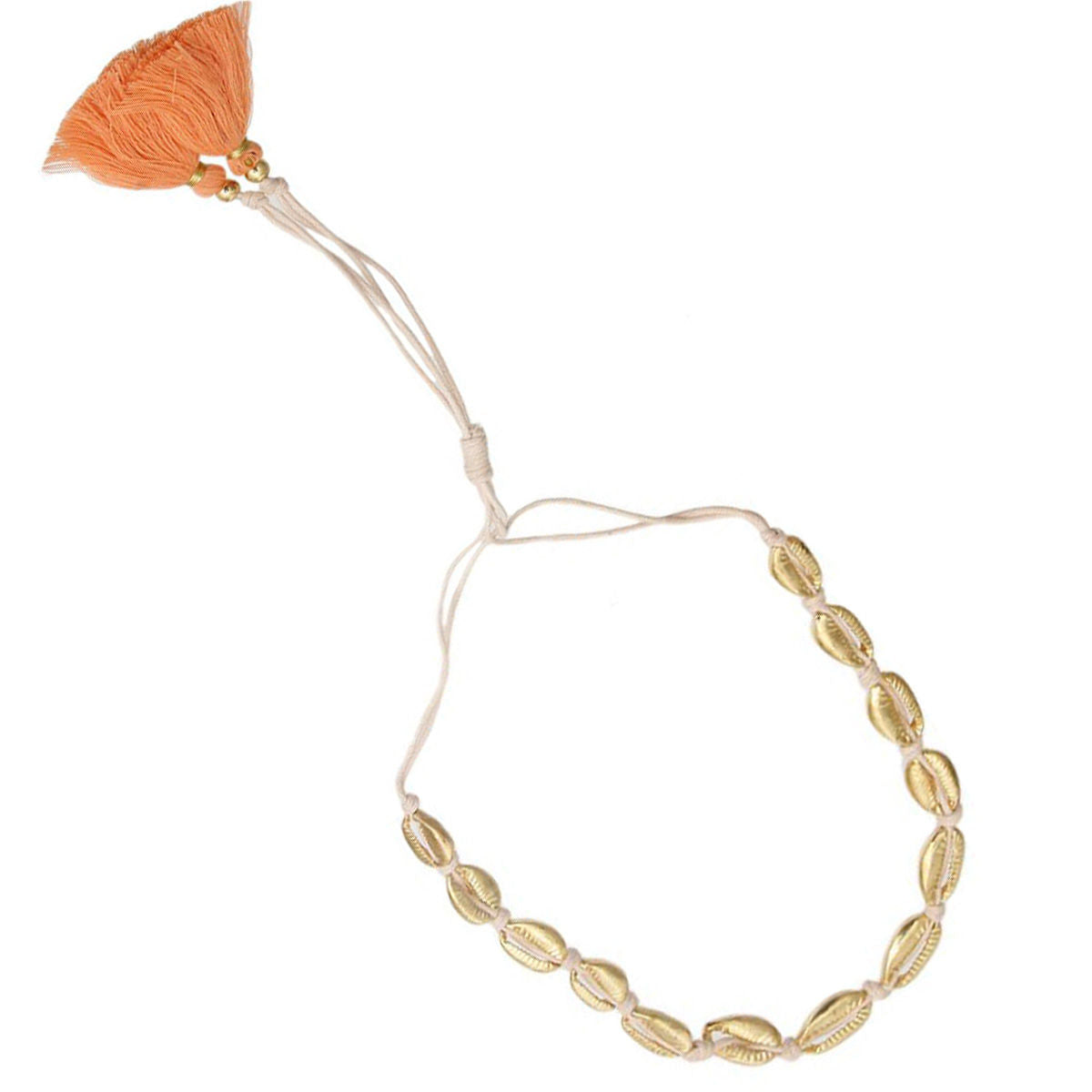 Gold Cowrie Shell Versatile Necklace|Adjustable - Premium Wholesale Jewelry from Pinktown - Just $14! Shop now at chiquestyles